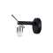 FENDA, applique intérieure, base, noir, E27, 40W max, orientable, sans abat-jour|SLV-DC51003034