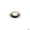 NUMINOS XS, encastré de plafond int, 40DEG, blanc/noir, LED, 7W, 3000K, IP20/IP4
