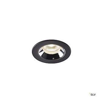 NUMINOS XS, encastré plafond int, 20DEG, noir/chrome, LED, 7W, 4000K, IP20/IP44|SLV-DC51005537