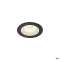 NUMINOS XS, encastré de plafond int, 40DEG, noir/blanc, LED, 7W, 4000K, IP20/IP4