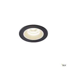 NUMINOS XS, encastré de plafond int, 40DEG, noir/blanc, LED, 7W, 4000K, IP20/IP4|SLV-DC51005539