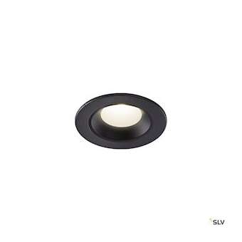 NUMINOS XS, encastré de plafond intérieur, 55DEG, noir, LED, 7W, 4000K, IP20/IP4|SLV-DC51005541