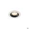 NUMINOS XS, encastré de plafond int, 20DEG, blanc/noir, LED, 7W, 4000K, IP20/IP4