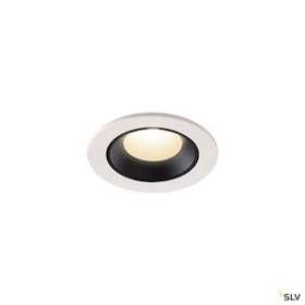 NUMINOS XS, encastré de plafond int, 20DEG, blanc/noir, LED, 7W, 4000K, IP20/IP4|SLV-DC51005544