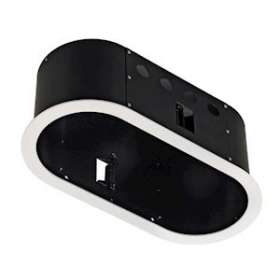 AIXLIGHT PRO 2, FLAT ROND AVEC COLLERETTE, cadre d'installation, blanc|SLV-DC5115611