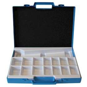 Coffret plastique vide pour pince à sertir Unilec et 14 emplacements connecteurs|TE Connectivity ( Ex Tyco Simel )-TYS023539