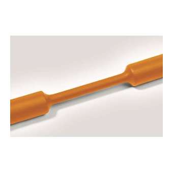 Gaine thermorétractable TF21, Orange 4.8/2.4mm, rétreint 2/1, rouleau 75m|HellermannTyton-HNE30920483