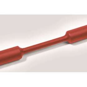 Gaine thermorétractable, rétreint 2:1, HFT-A Rouge 4.8/2.4 mm, rouleau 75m|HellermannTyton-HNE30504802