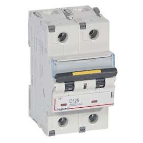 Disjoncteur DX³ 10000 - vis/vis - 2P - 230/400V~ - 125A - 16kA - courbe C - 3M|Legrand-LEG409230