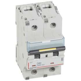 Disj. DX³ 1000kA 16kA arrivée haute/départ bas à vis 80A -courbe C -3 modules|Legrand-LEG409458