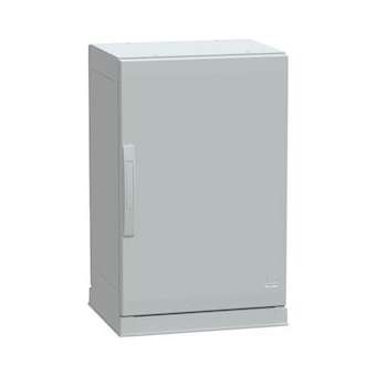 Thalassa PLA - Armoire polyester socle 750x500x420 - IP54 Ral 7035|Schneider Electric-SCHNSYPLAZ754G