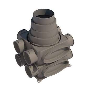 Caisson Air Excellent DB206V180VE 12 piquages|Ubbink-UBB188630