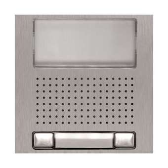 Module NEXA inox pour groupes audio et vidéo, 2 BP|Golmar-BITGNX1220