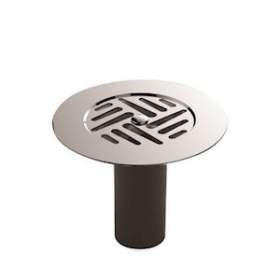 Lot de 5 grilles inox D85mm + tgd, pr bonde sol réf 3021/3023/5752/5755/5756|Valentin-VA203580000000