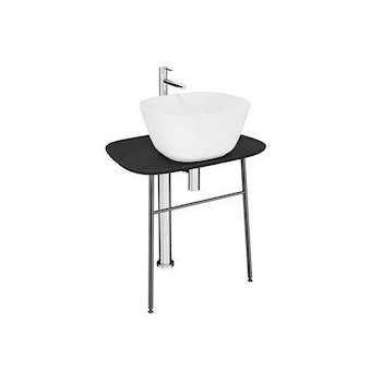 Plural console en îlot basse pour vasque, noir mat, 68,5 cm|Vitra France-GIR64051
