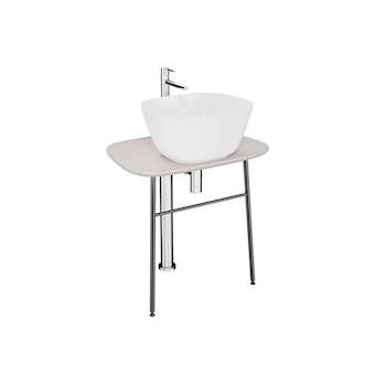 Plural console en îlot basse pour vasque, taupe mat, 68,5 cm|Vitra France-GIR64052