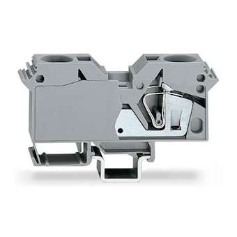 Borne de passage EX 2C / 35 mm² / Gris clair|Wago contact-WAG285-691