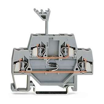 Borne à diodes à 2 étages avec diode 1 N 4007 / Circuit 1|Wago contact-WAG280-940-281-410