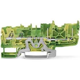 X-COM'S: Borne de protection 2C / 2 broches / 2,5 (4) mm² / Vert-Jaune|Wago contact-WAG2022-1407