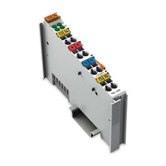 Borne 4 canaux d'entrée 24 Vdc - 0.2 ms Type N|Wago contact-WAG750-409