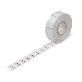 Etiquettes (boutonnerie) argent 28x28mm 500/Rl|Wago contact-WAG210-854