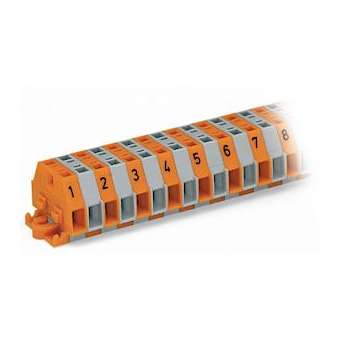 Barrette 1,5 mm² 2C / 20 pôles avec Bride|Wago contact-WAG260-410