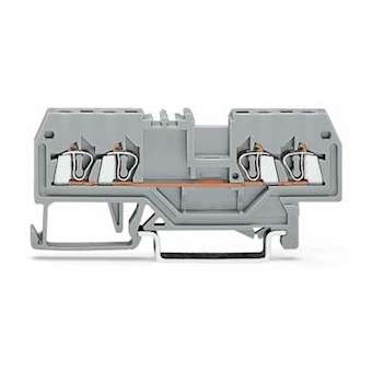 Borne de passage 4C / 1,5 mm² / CFMC / Rouge|Wago contact-WAG279-833
