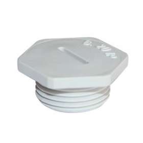 Bouchon 6 pans M16 polyamide 6 FV ral 7035|SIB-SIBG4816210