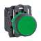 Harmony XB5 - bouton poussoir à impulsion - D22 - vert - 1O+1F - vis étrier