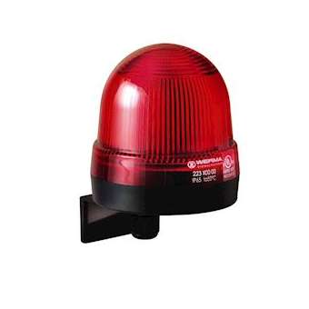 Feu fixe - Série 224 - 115VAC - Rouge - Montage mural|-WRM22410067