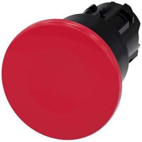 BOUTON-POUS. CP. DE POING, 40MM, ROUGE|Siemens Industries et Infrastructures-SIE3SU1000-1BA20-0AA0