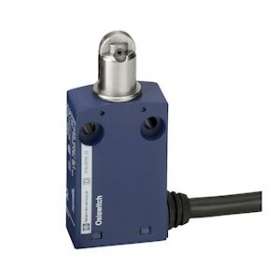 XCMN - interrupteur position - poussoir galet métal - 1NO+1NC - brusque - câb 3m|Schneider Electric-SCHXCMN2102L3