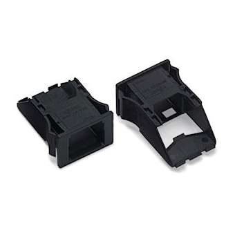 Support snap-in winsta midi 2p noir|Wago contact-WAG770-317