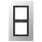 Cadre 2 postes / LS PLUS Aluminium