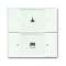 Poussoir 2 TouchesMultifonctions Blanc Mat|ABB-ABB587255