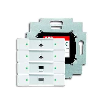 Poussoir 4 Touches Bcu Intégrée Blanc|ABB-ABB587261