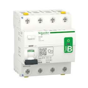 Acti9 iID - interrupteur différentiel - 4P - 80A - 30mA - type B - SI - 400V|Schneider Electric-SCHA9Z61480