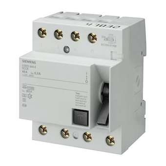 Inter.diff 4P, type A, In: 100 A, 500 mA, Un AC: 400 V|Siemens Industries et Infrastructures-SIE5SM3748-6
