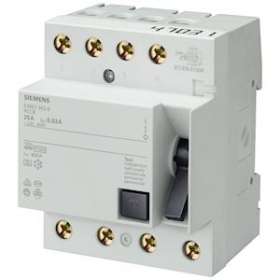 Inter.diff 4P, type A, In: 100 A, 300 mA, Un AC: 400 V|Siemens Industries et Infrastructures-SIE5SM3648-6