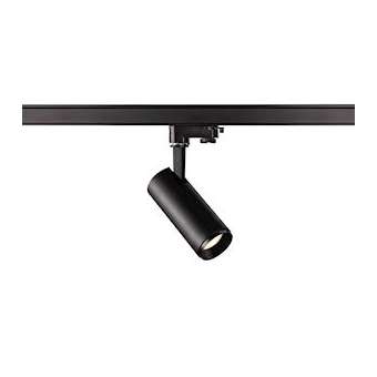 NUMINOS S, spot pr rail 3 allumages, 45DEG, noir, LED, 11W, 3000K, variable|SLV-DC51004084