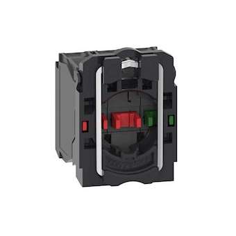 Harmony XB5 - corps de bouton - 2O+1F - raccordement vis-étrier|Schneider Electric-SCHZB5AZ141