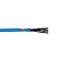 Câble souple OPVC bleu FCY 3X2X0,75 TGL blindé pour application CEM