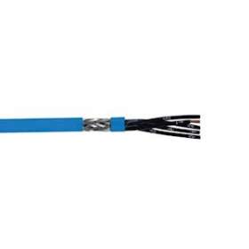 Câble souple OPVC bleu FCY 3X2X0,75 TGL blindé pour application CEM|Fils et Câbles Druise-FILOPVCBLEUFCY3X2X0,75TGL