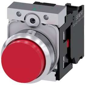 BOUTON-POUSSOIR, ROUGE|Siemens Industries et Infrastructures-SIE3SU1150-0BB20-1CA0