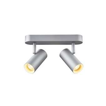NOBLO, applique et plafonnier intérieur, double, argent, LED, 16W, 2700K, variab|SLV-DC51002975