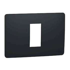 Unica Studio - plaque de finition - Anthracite - 1 module|Schneider Electric-SCHNU210154