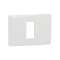 Unica Studio - plaque de finition - Blanc - 1 module