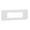 Unica Pro - plaque de finition - Blanc antimicrobien - 6 modules