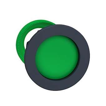 Harmony XB5 - tête bouton poussoir à impulsion - flush - encastré - vert|Schneider Electric-SCHZB5FA36