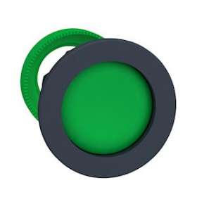Harmony XB5 - tête bouton poussoir à impulsion - flush - encastré - vert|Schneider Electric-SCHZB5FA36